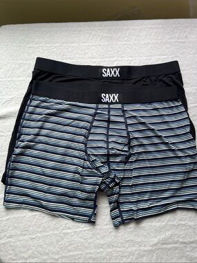 (2) SAXX Ballpark Pouch Vibe Super Soft Boxer Briefs
